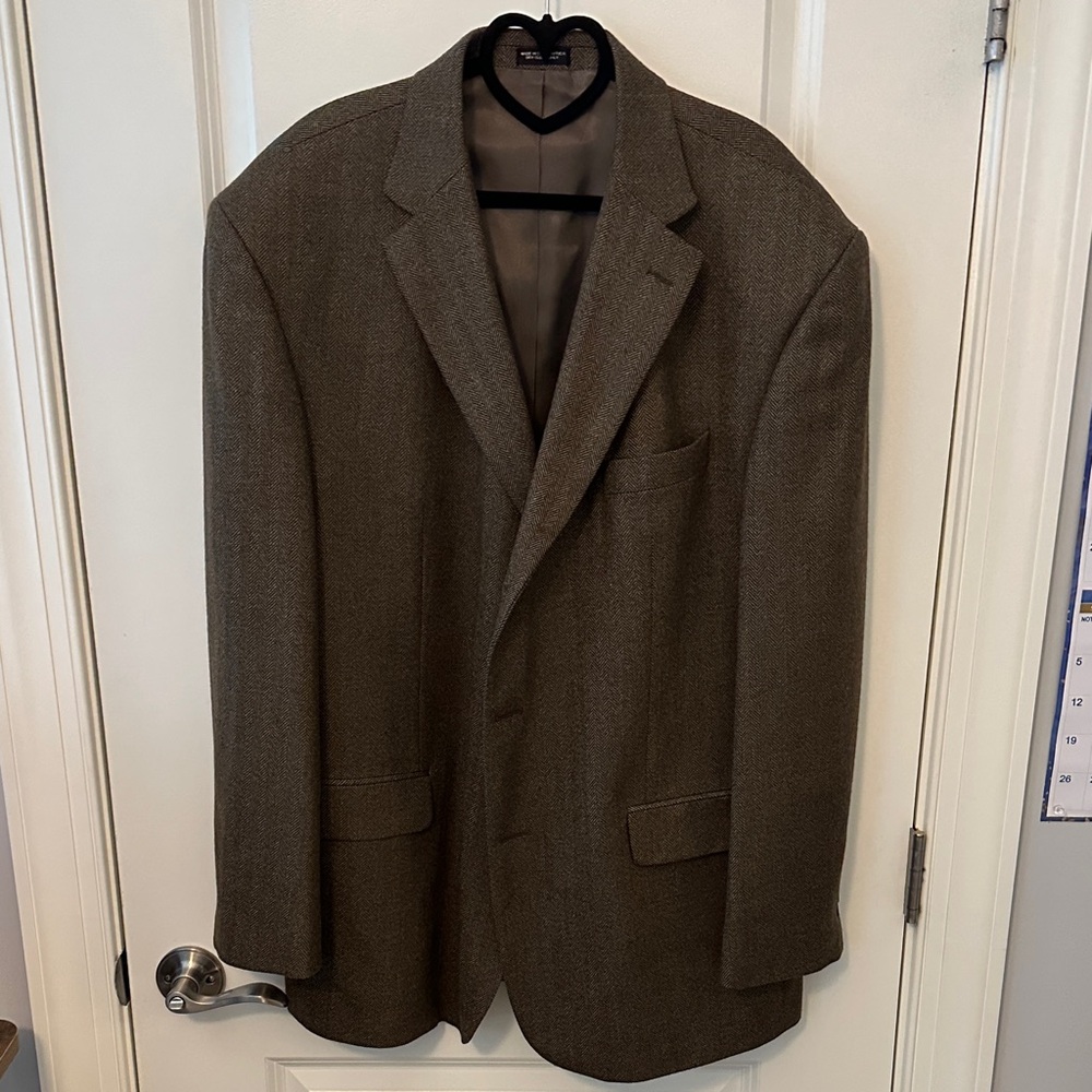 Oscar de la Renta Dark Brown Men's Blazer